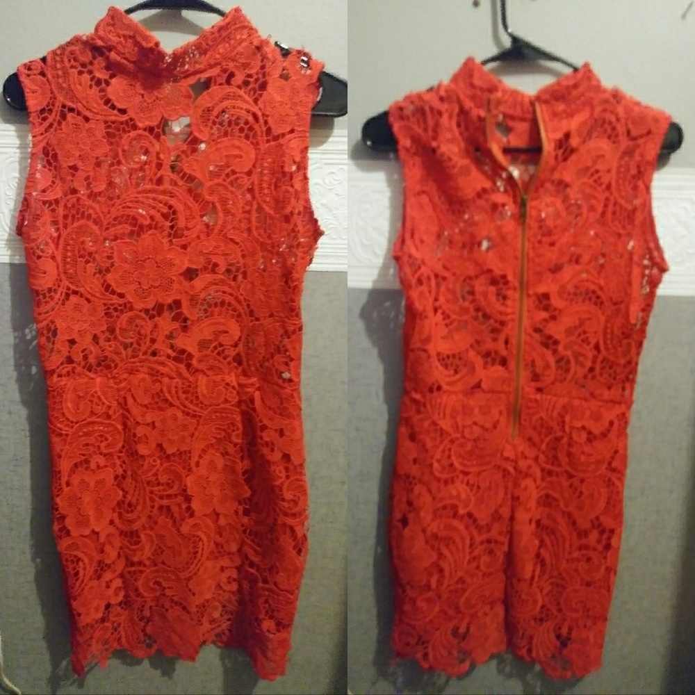 Red dress
